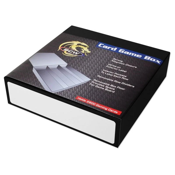 BCW 3 card row card game box