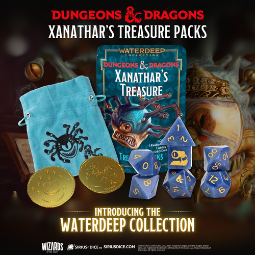 D&D Xanathar's Treasure : dice set
