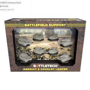 Battletech Mercenaries - battlefield support : assault & cavalry lances (pre-order)