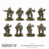 Italian Bersaglieri armored infantry squad