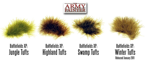 The Army Painter Battlefield XP Tuft (10 different options)