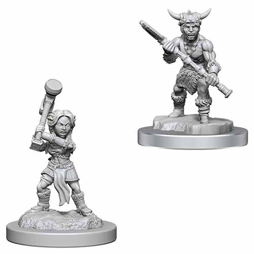 D&D Nolzur's Marvelous Unpainted Minis: W18 Halfling Barbarians