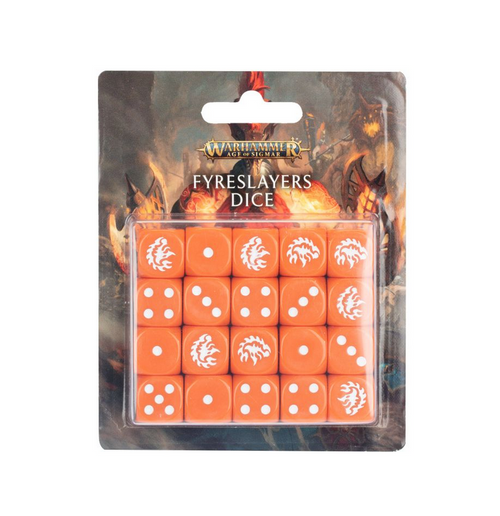 Fyerslayers dice set