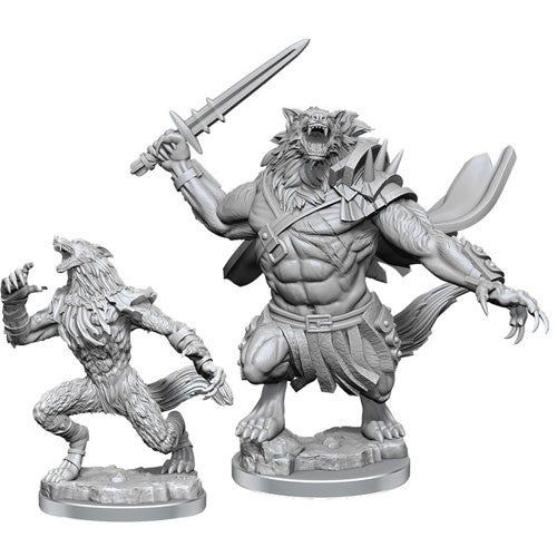 Magic the Gathering Unpainted Miniatures: W04 Arlinn Kord & Tovolar