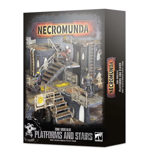 Necromunda Zone Mortalis platforms and stairs