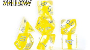 Neutron : Yellow - 7 dice set