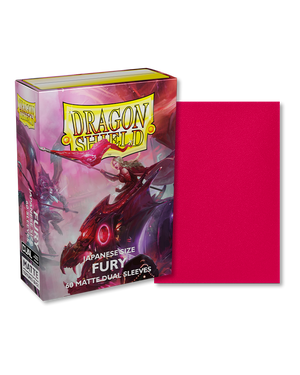 Dragon Shield: Fury - Dual Matte Sleeves (60 count Japanese size)