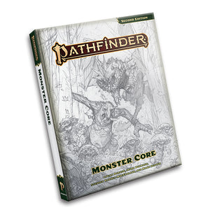 Pathfinder 2E - Monster Core (sketch cover)