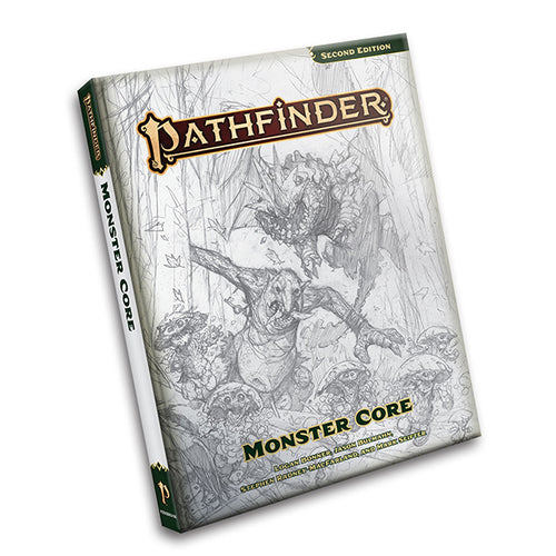 Pathfinder 2E - Monster Core (sketch cover)