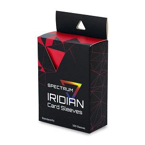 Iridian Card Sleeves - Red
