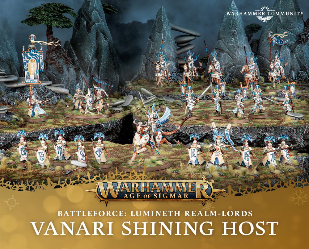 Lumineth Realm-Lords : Vanari Shining Host – Alpha Omega Hobby