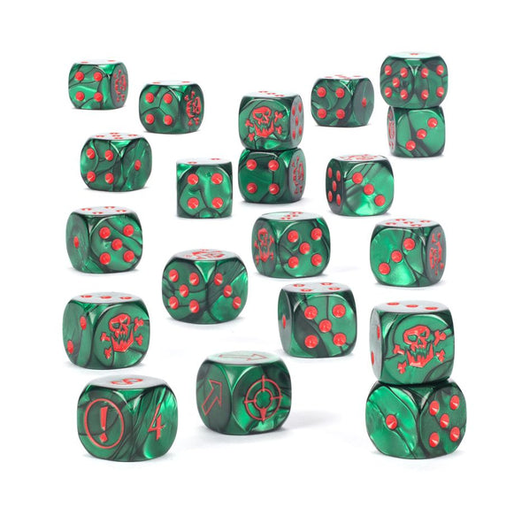 Warhammer : The Old World Orc & Goblin tribes dice set