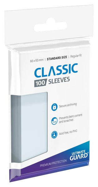 Ultimate Guard: Soft Sleeves Standard Classic 100 ct. 66x93 mm