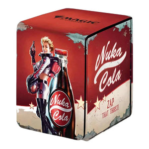 Magic: The Gathering Fallout Nuka Cola Alcove Flip Box - Ultra Pro Deck Boxes