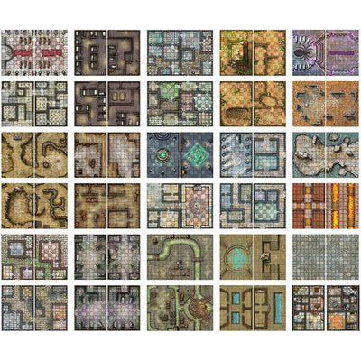 Big Book of Battle Mats : Cells & Shrines