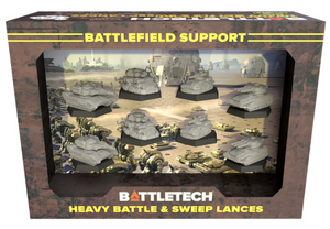 Battletech Mercenaries - battlefield support : heavy battle & Sweep lances (pre-order)