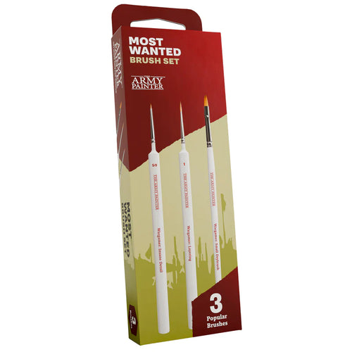 The Army Painter Wargamer Most Wanted Brush Set
