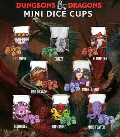 D&D : mini dice cups