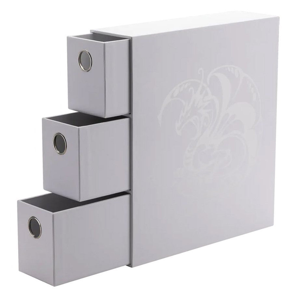 Wrath Drawers Dragon Shield Fortress: Card Drawers - White – Alpha Omega Hobby