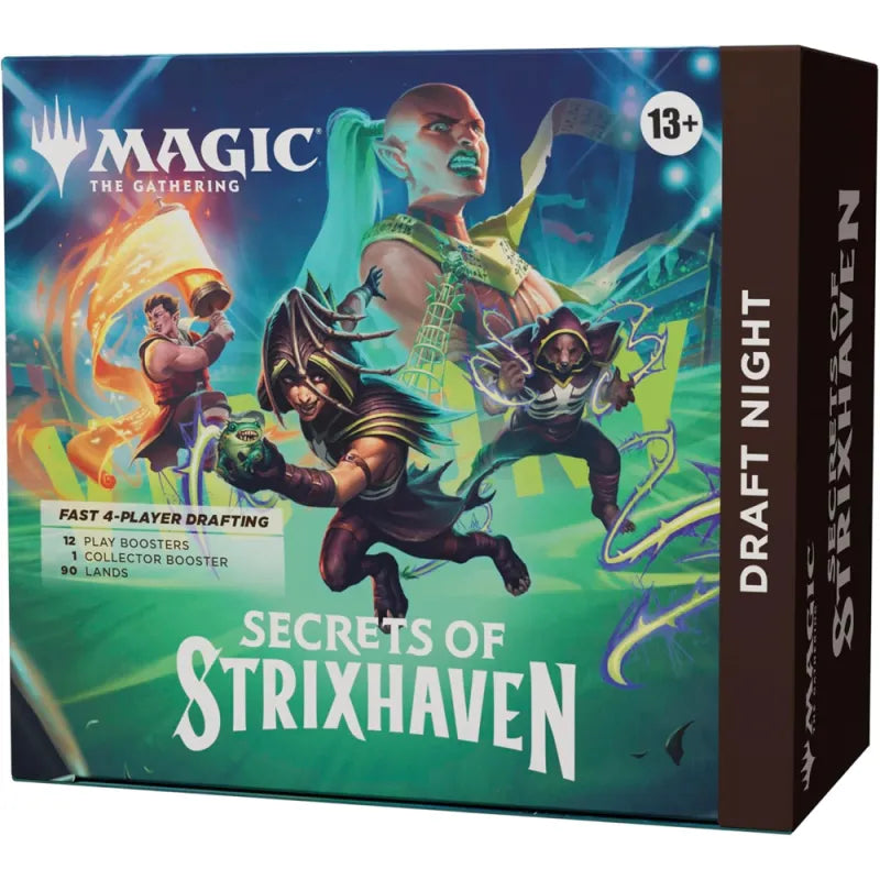 MtG: Secrets of Strixhaven - draft night box Alpha Omega Hobby MtG: Secrets of Strixhaven - draft night box Alpha Omega Hobby