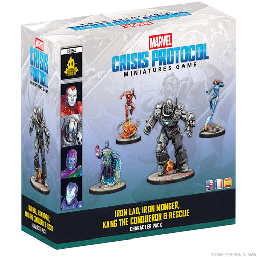 Marvel: Crisis Protocol - Iron Lad, Iron Monger, Kang the Conqueror, and Rescue (pre-order)