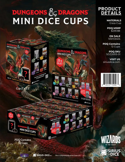 D&D : mini dice cups
