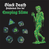 Creeping Slime Black Death Dice Set