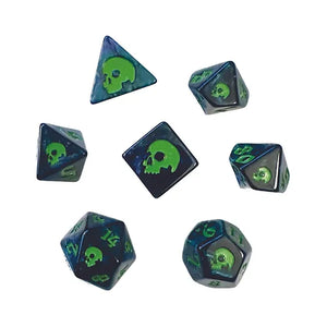 Creeping Slime Black Death Dice Set