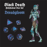 Dreadgloom Black Death Dice Set