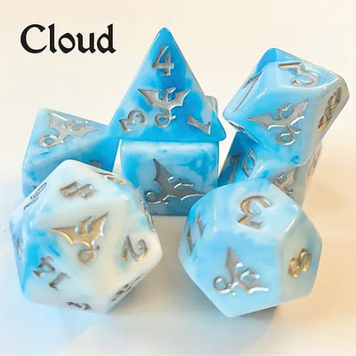 Cloud Dragon Dice Set