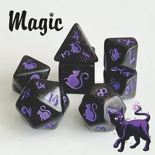 Magic Kitty Clacks Dice Set