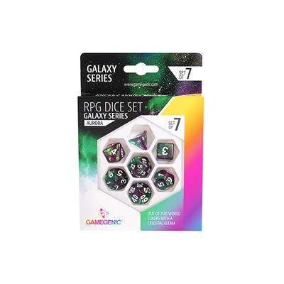 Galaxy series RPG dice set (5 color options)