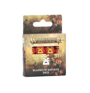 Blades of Khorne dice set