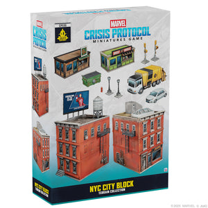 Marvel: Crisis Protocol - NYC city block terrain set (pre-order)