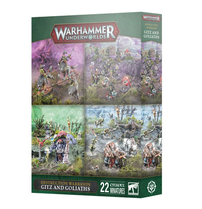 Warhammer Underworlds - Destruction Warbands : Gits and Goliaths