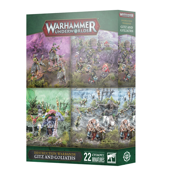 Warhammer Underworlds - Destruction Warbands : Gits and Goliaths
