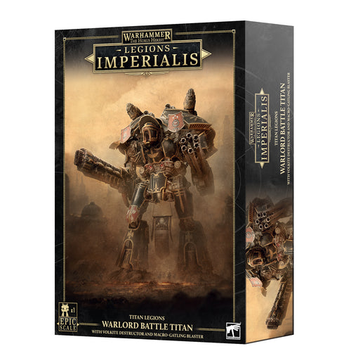 Legions Imperialis - Warlord Battle Titan w/ volkite destructor and macro-gatling blaster
