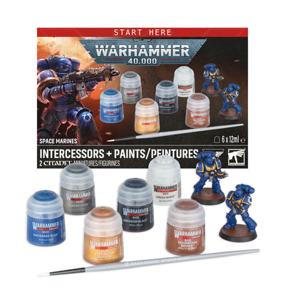 Space Marines Intercessors + Paints