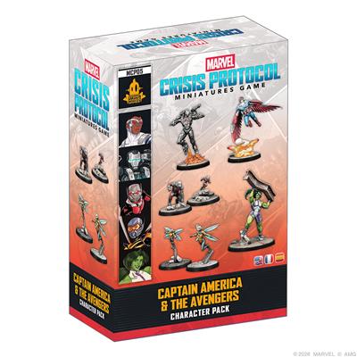 Marvel: Crisis Protocol -Captain America & The Avengers Character Pack(Pre-Order)