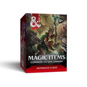 D&D reference cards - Magic Items : common & uncommon