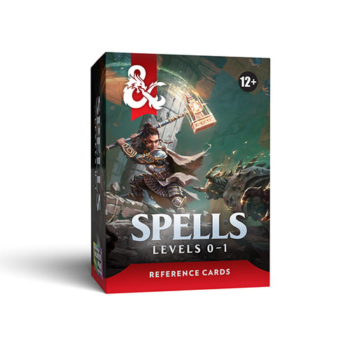 D&D 5E - reference cards : Spells 0-1