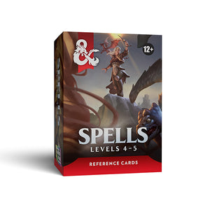 D&D 5E - reference cards : Spells 4-5