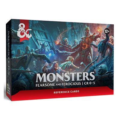 D&D reference cards - Monsters : Fearsome and Ferocious