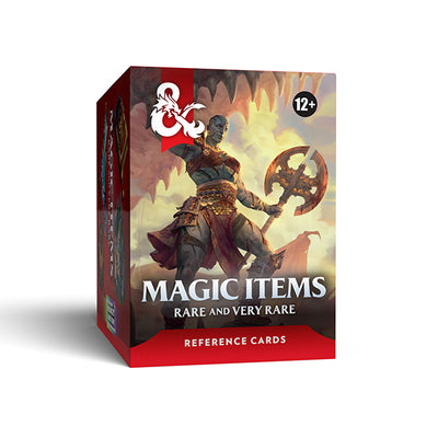 D&D reference cards - Magic Items : Rare & Very Rare