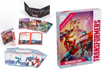 Transformers RPG : Roll Out beginner box