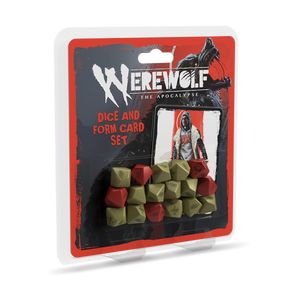 Werewolf : The Apocalypse - dice and form cards