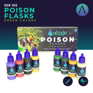 Poison Flasks : Instant colors paint set
