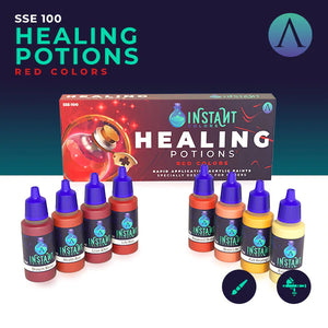 Healing Potions : Instant colors paint set