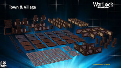 Warlock Tiles: Town & Village