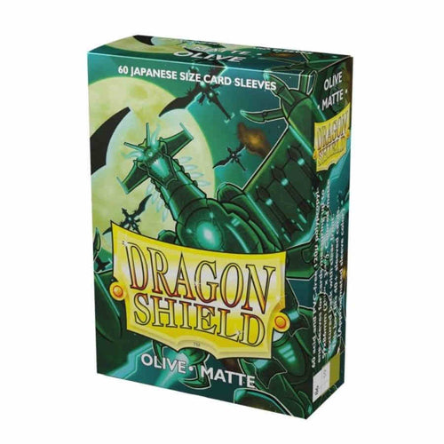 Dragon Shield: Olive matte (60 count Japanese size)